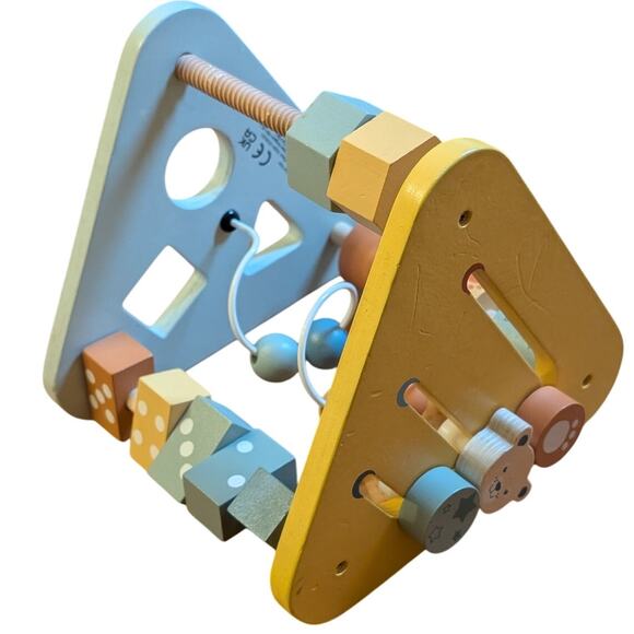 Wooden Activity Triangle Baby Toy - Picture 1 of 8